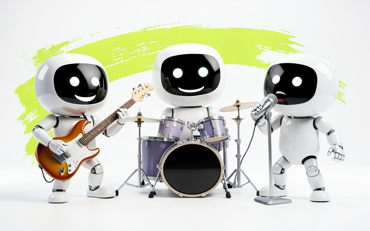 Original concept visualization — Robot Musician