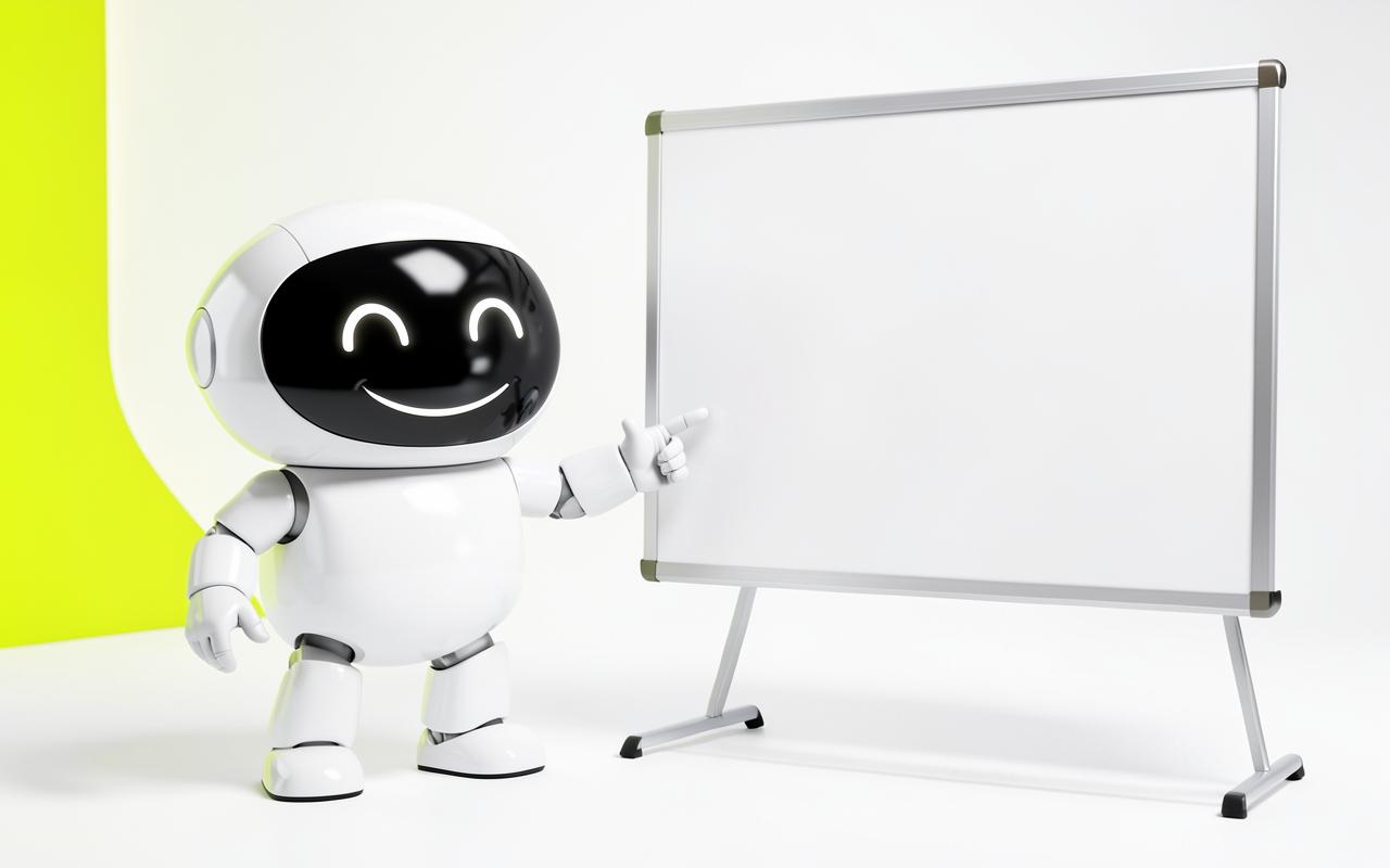 Original concept visualization — Robot Presenter